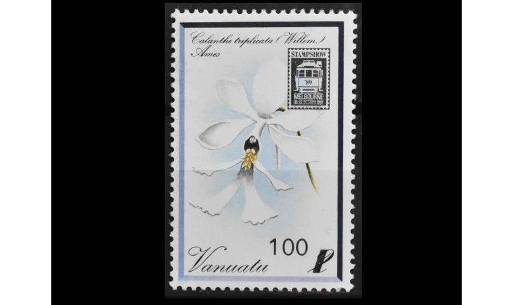 Вануату 1989 г. "Международная выставка марок STAMP SHOW '89, Мельбурн" (надпечатка)