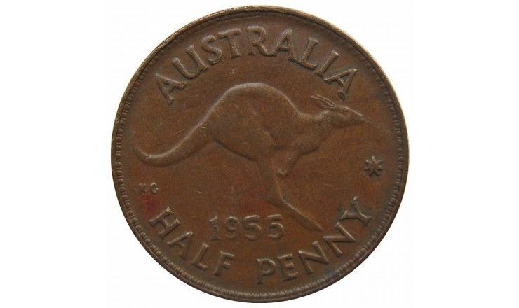 Австралия 1/2 пенни 1955 г.
