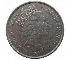 Остров Мэн 5 пенсов 1997 г. AA