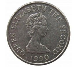 Джерси 5 пенсов 1990 г.