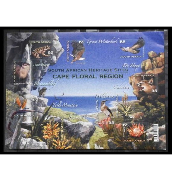 ЮАР 2011 г. "Капская флористическая область" (самоклейки)