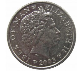 Остров Мэн 5 пенсов 2003 г. AD