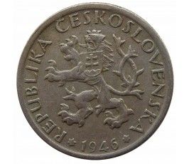 Чехословакия 1 крона 1946 г.