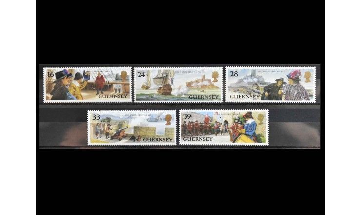 Гернси 1993 г. "350-я годовщина осады замка Корнет"