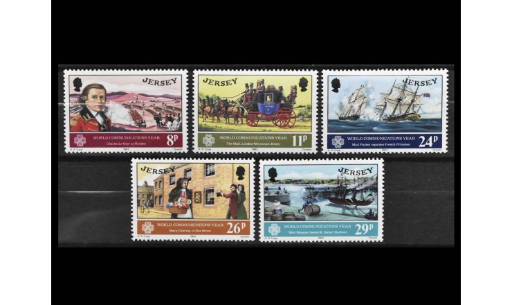 Джерси 1983 г. "Всемирный год коммуникаций"