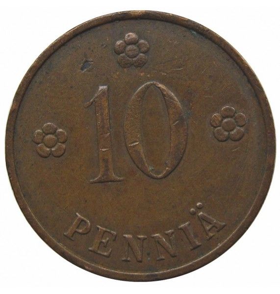 Финляндия 10 пенни 1939 г.