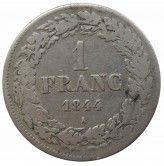Бельгия 1 франк 1844 г.