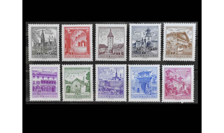 Австрия 1962 г. "Архитектура"