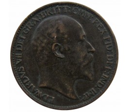 Великобритания 1 фартинг 1902 г.