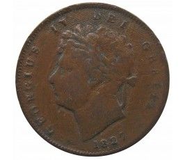 Великобритания 1/3 фартинга 1827 г.