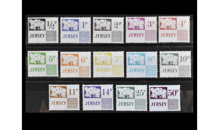 Джерси 1971/75 г. "Служебные марки"
