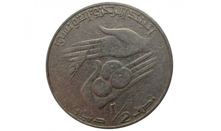 Тунис 1/2 динара 1983 г.