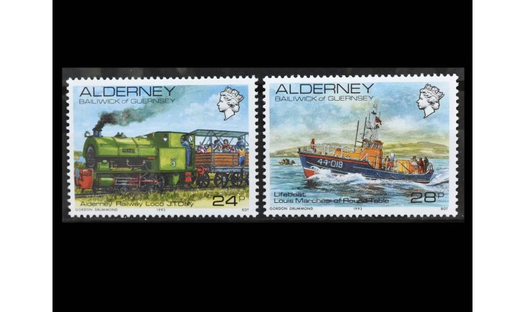Олдерни 1993 г. "Островные сцены"