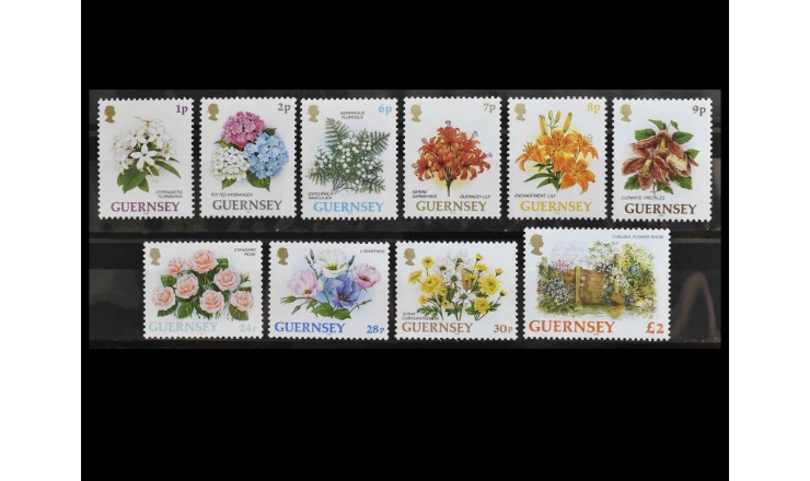 Гернси 1993 г. "Цветы"