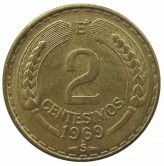 Чили 2 сентесимо 1969 г.