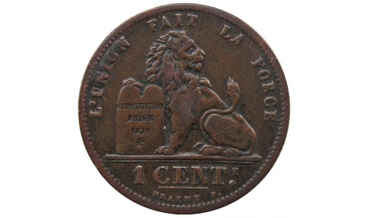 Бельгия 1 сантим 1902 г. (Des Belges)