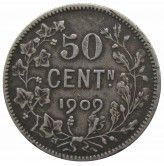 Бельгия 50 сантимов 1909 г. (Der Belgen)