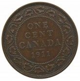 Канада 1 цент 1911 г.