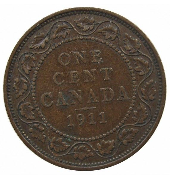 Канада 1 цент 1911 г.