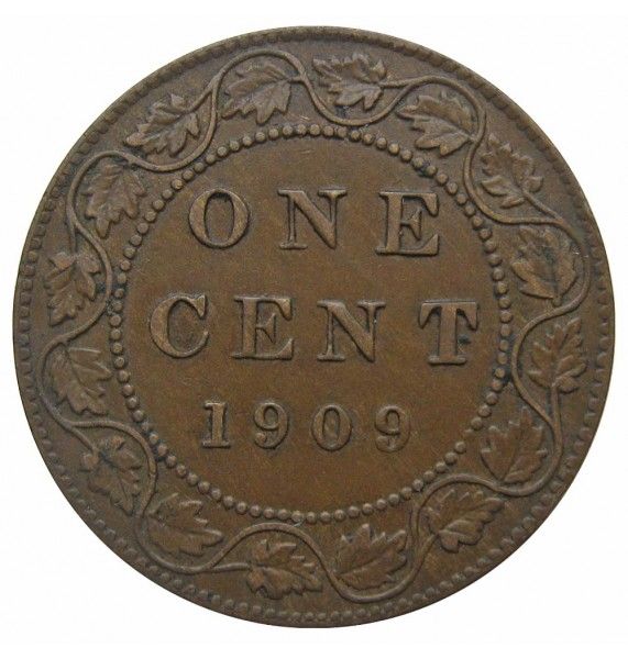Канада 1 цент 1909 г.