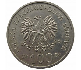 Польша 100 злотых 1986 г. (Король Владислав I Локоток)