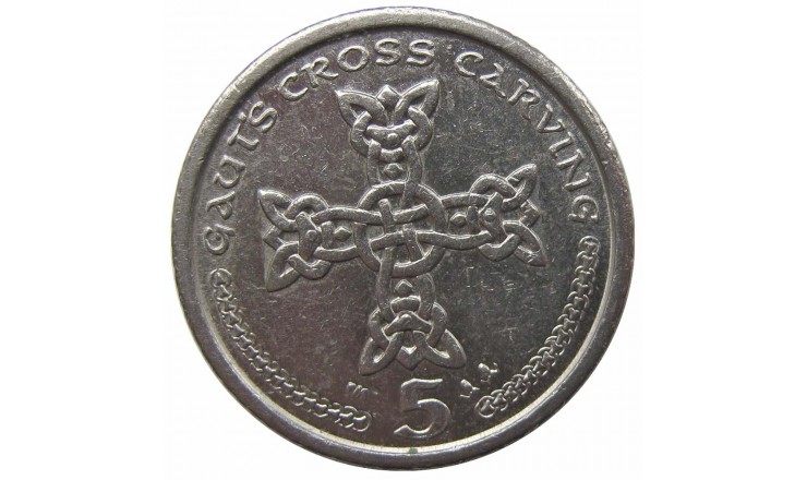 Остров Мэн 5 пенсов 2001 г. AA