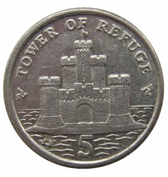 Остров Мэн 5 пенсов 2007 г. AB