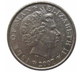 Остров Мэн 5 пенсов 2007 г. AA
