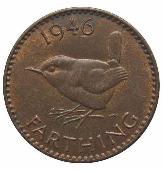 Великобритания 1 фартинг 1946 г.