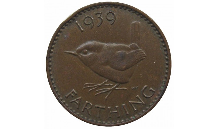 Великобритания 1 фартинг 1939 г.