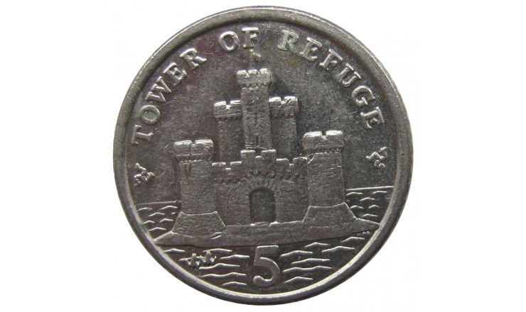 Остров Мэн 5 пенсов 2009 г. AA