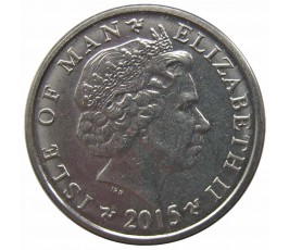 Остров Мэн 5 пенсов 2015 г. AA
