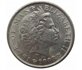 Остров Мэн 5 пенсов 2008 г. AA