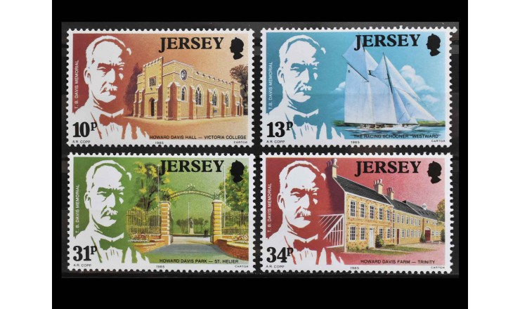 Джерси 1985 г. "Томас Бенджамин Дэвис, судоходный магнат"