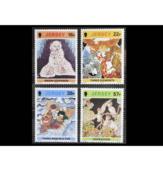 Джерси 1992 г. "Рисунки в стиле батик на трикотаже"