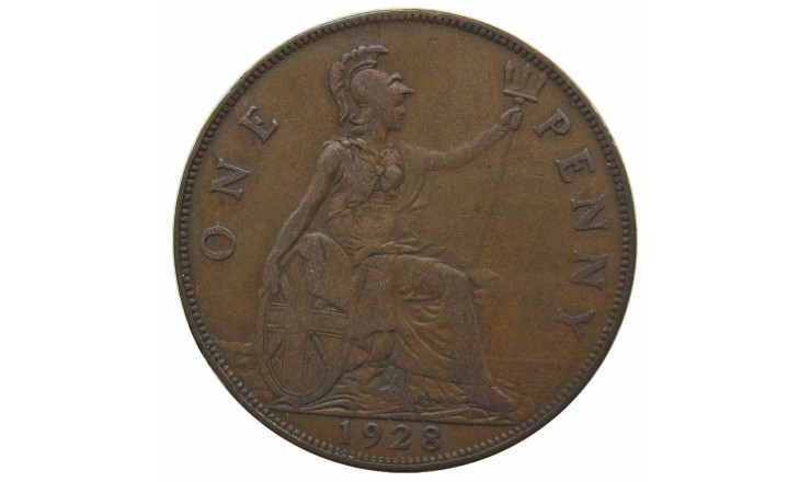 Великобритания 1 пенни 1928 г.