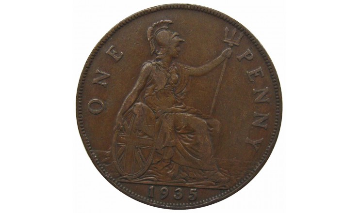 Великобритания 1 пенни 1935 г.