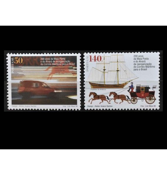 Португалия 1998 г. "200-летие почты и разрешение на реорганизацию Морского флота"