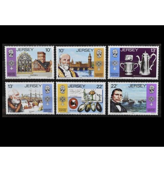 Джерси 1985 г. "300-летие иммиграции гугенотов"