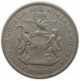 Родезия и Ньясаленд 1/2 кроны 1955 г.