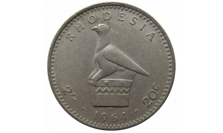 Родезия 2 шиллинга (20 центов) 1964 г.