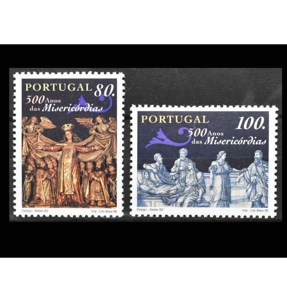 Португалия 1998 г. "500 лет Обществу Милосердия"