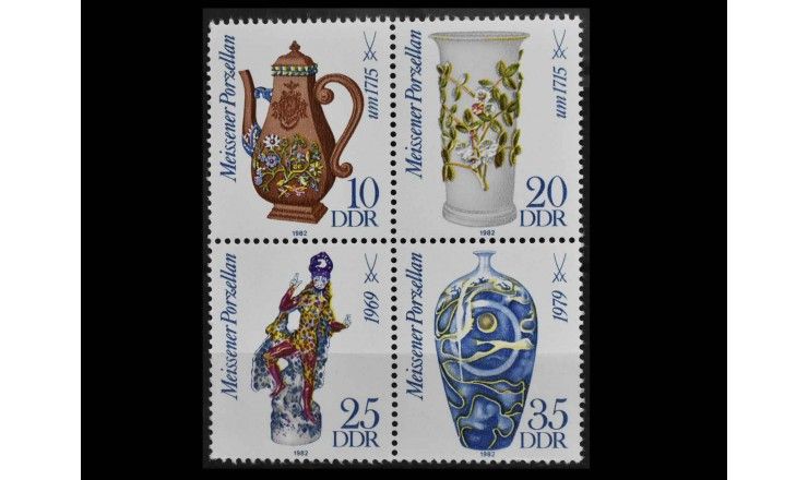 ГДР 1982 г. "Майсенский фарфор"