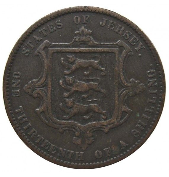 Джерси 1/13 шиллинга 1866 г.