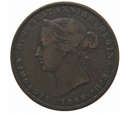 Джерси 1/13 шиллинга 1866 г.