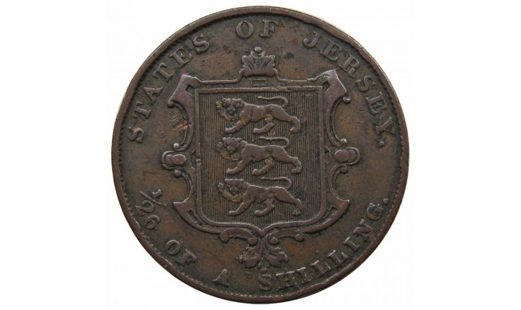 Джерси 1/26 шиллинга 1851 г.