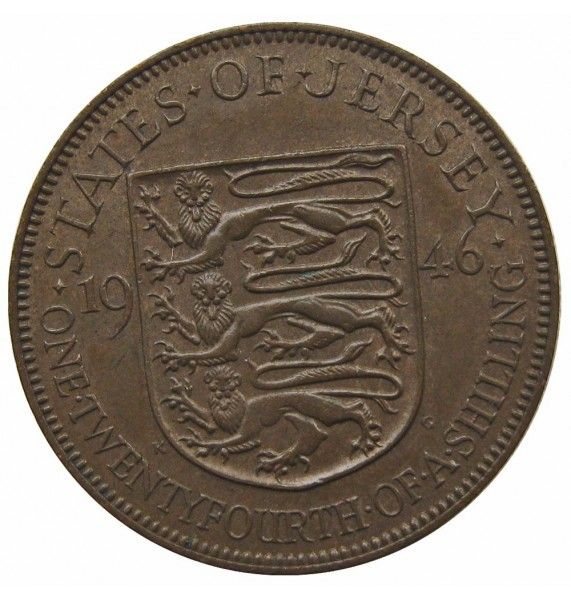 Джерси 1/24 шиллинга 1946 г. Джерси 1/24 шиллинга 1946 г.