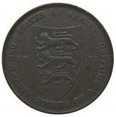 Джерси 1/24 шиллинга 1888 г.