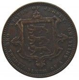 Джерси 1/26 шиллинга 1871 г.