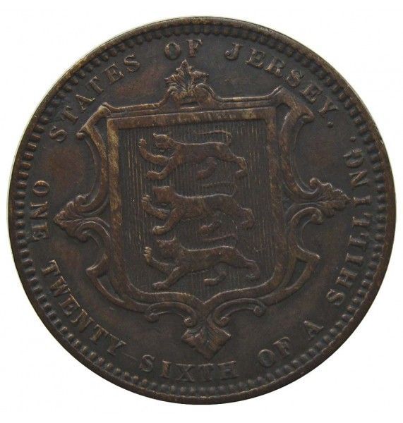 Джерси 1/26 шиллинга 1871 г.